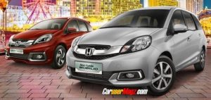 Eksterior Honda Mobilio 2016 Facelift. Perubahan, Aksesoris dan Harga
