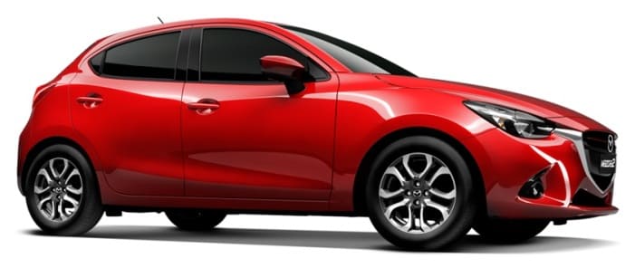 Tampilan Eksterior Mazda2 Hatchback