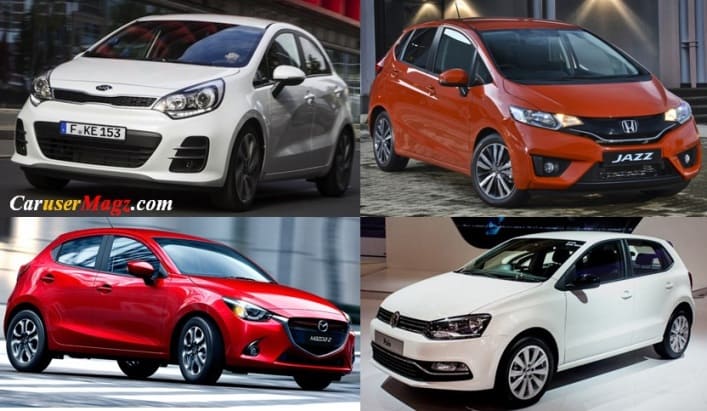 Membandingkan eksterior compact Hatchback Indonesia