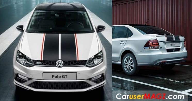 Eksterior Volkswagen Polo GT Sedan dengan Racing Strips