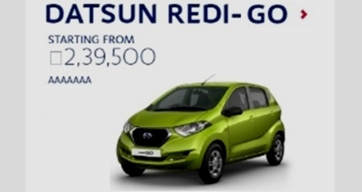 Harga Datsun Redi-Go
