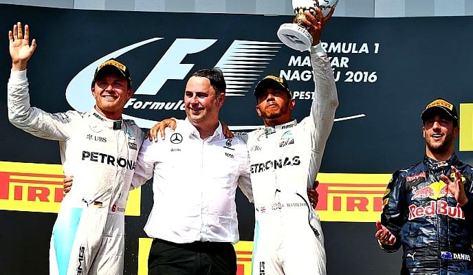 Hasil F1 GP Hungaria 2016 Podium