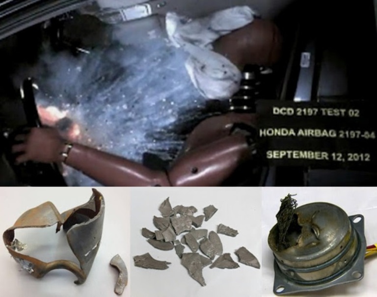 Ledakan airbag Takata seperti granat