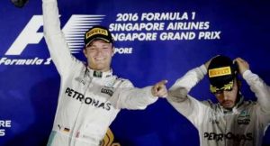 Hasil F1 GP Singapura 2016: Rosberg Rebut Puncak Klasemen dari Hamilton