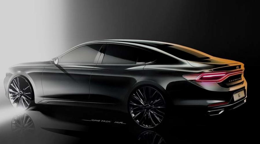 Hyundai Azera 2017 design