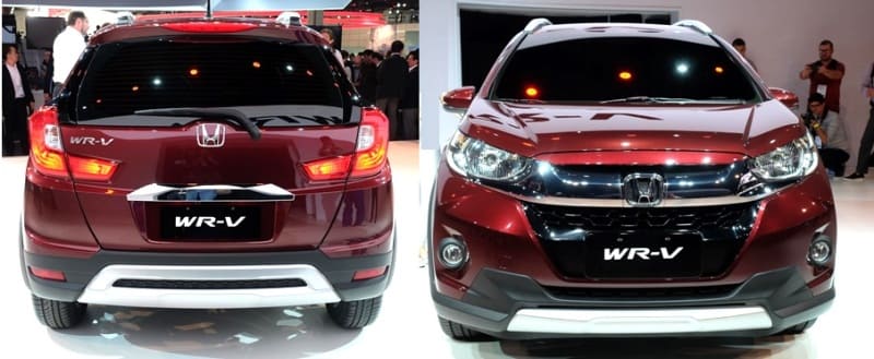 Honda WR-V Tampak Depan dan Belakang