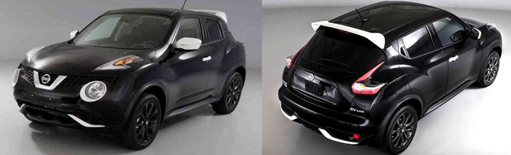 Nissan Juke Black Pearl 2017 - Tampilan depan belakang