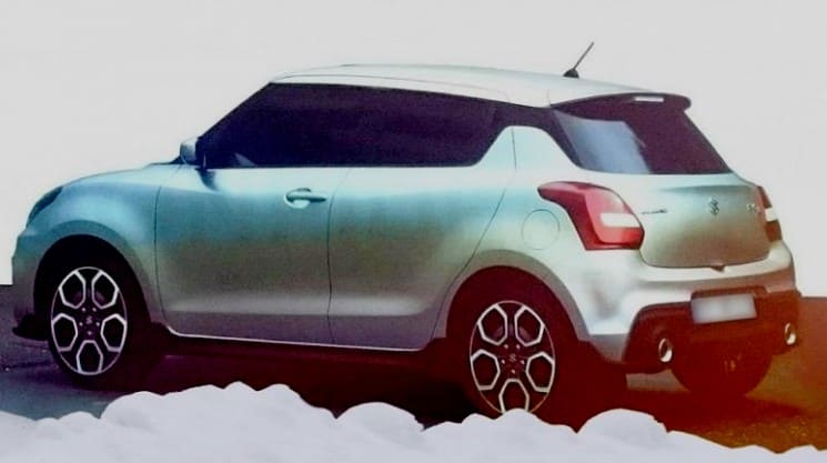 All New Suzuki Swift 2017 - Tampak belakang