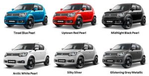 Pilihan Warna Suzuki Ignis ada 6, Dual Tone Merah-Hitam jadi Hero Color