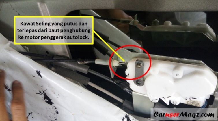 Autolock - Central lock pintu mobil tidak berfungsi