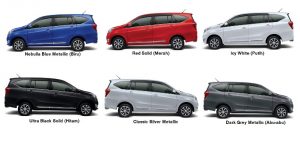 Pilihan Warna Daihatsu Sigra Generasi Pertama 2016