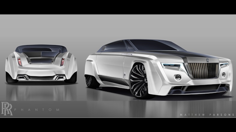 Rolls Royce Phantom 2050 by Matthew Parsons