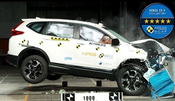 Honda CR-V Turbo Raih 5-Bintang Asean NCAP