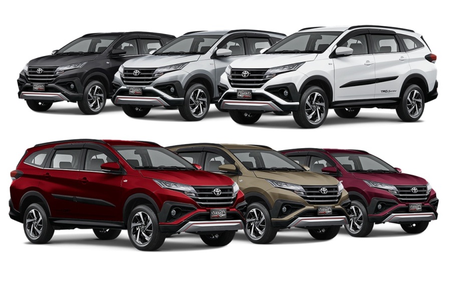 Pilihan Warna Toyota All New Rush 2018