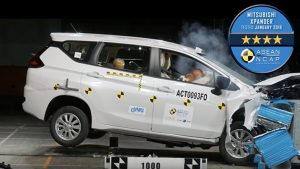 Uji Tabrak Mitsubishi Xpander Raih 4 Bintang Asean NCAP