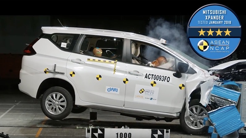 Uji Tabrak Mitsubishi Xpander - ASEAN NCAP