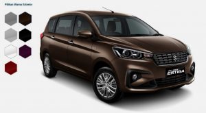 Pilihan Warna Suzuki All New Ertiga 2018 Generasi Kedua