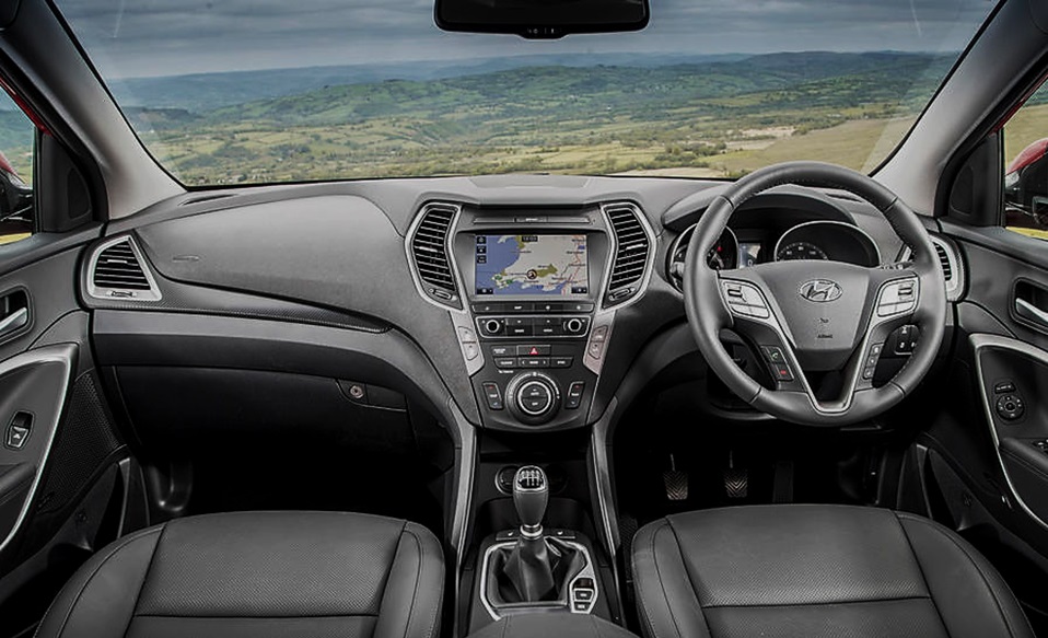 Interior Hyundai Santa Fe 2016