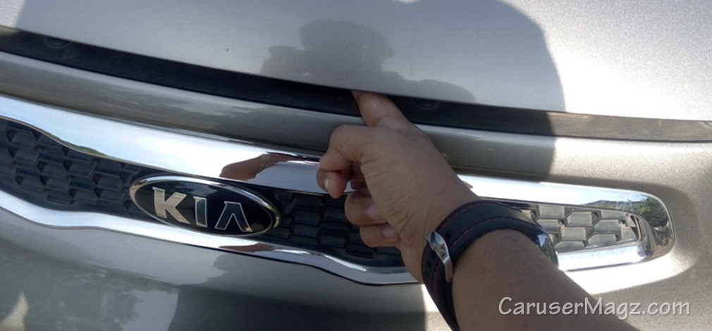 Buka kap mesin Kia Picanto