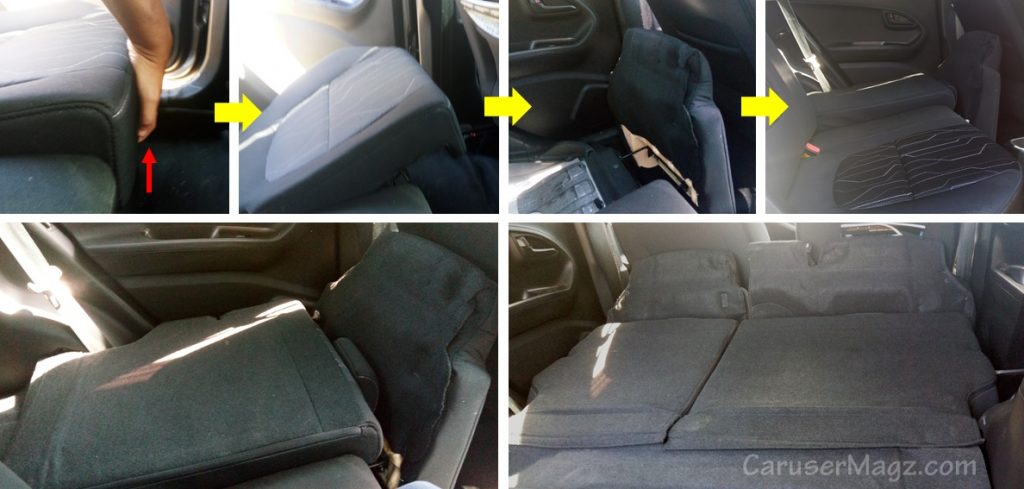 Cara lipat kursi Picanto Rata Lantai