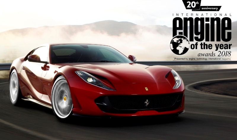Ferrari V12 Engine of The Year 2018 - Best New Engine