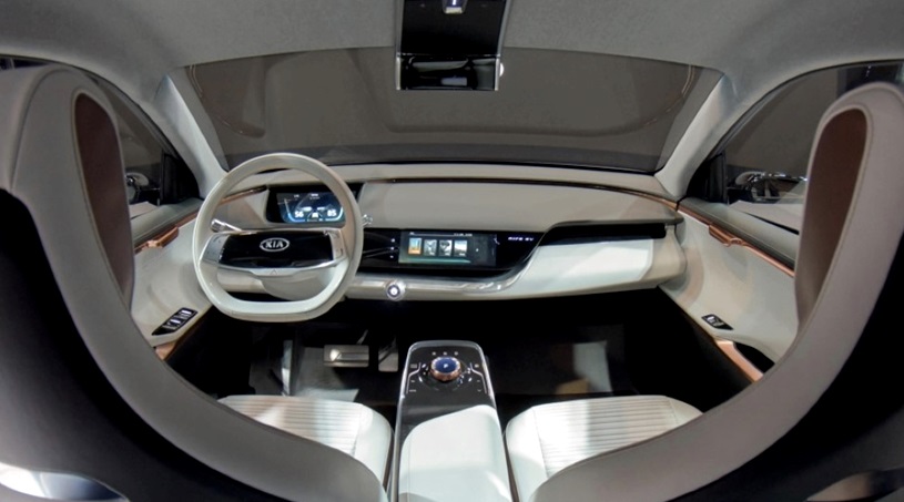 KIA Niro EV Interior - Busan 2018