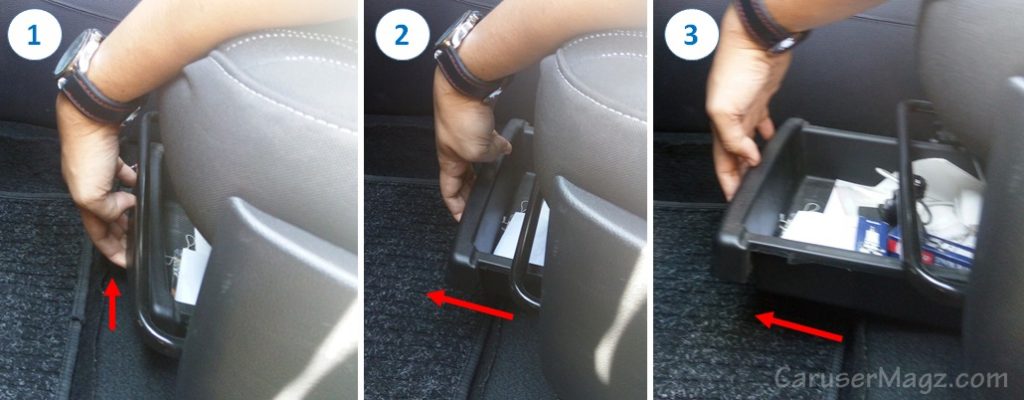 Cara Buka Laci bawah kursi Kia Picanto