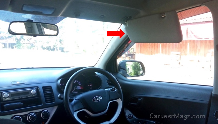 Sun visor Kia Picanto