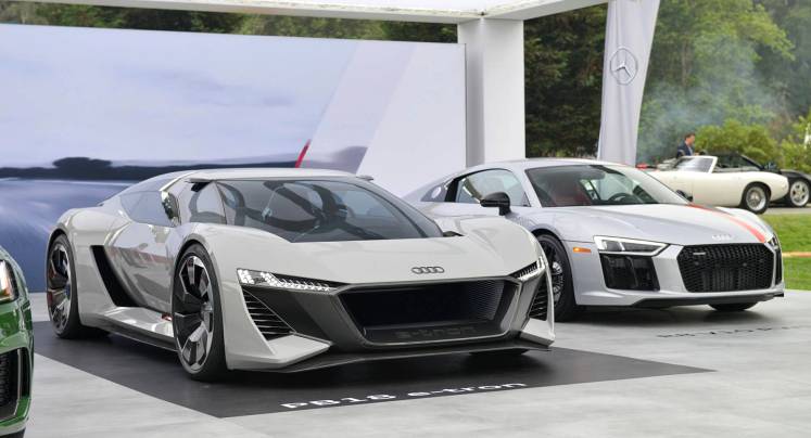 Audi PB18 E-Tron Concept dan Audi R8