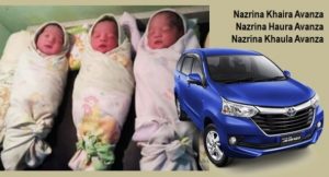 Lahir Dalam Kabin Avanza, Bayi Kembar 3 Dinamai Avanza