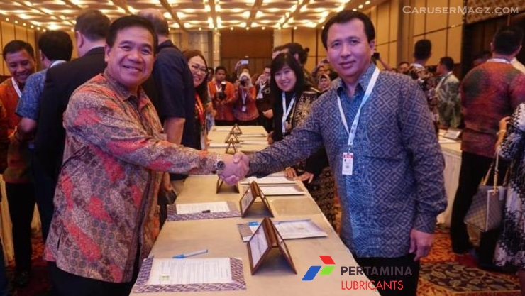 Penandatangan MoU - Pertamina Lubricants vs Automotive Solutions Pty Ltd