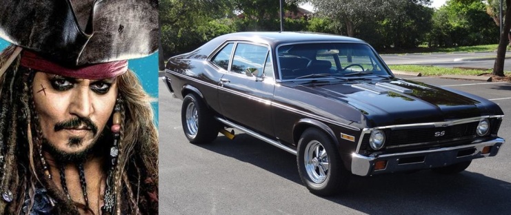 Johnny Depp First Car - Chevrolet Nova