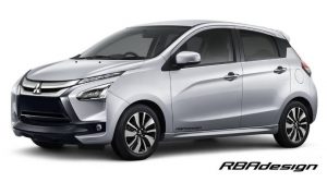 Inikah Wajah Mitsubishi Mirage dengan Dynamic Shield Design?