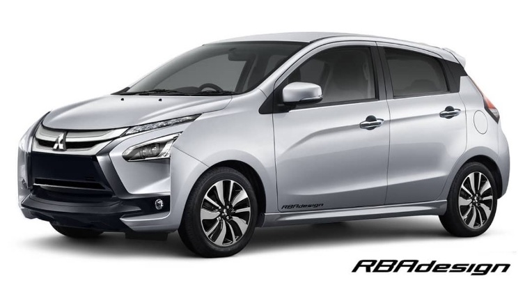 Mitsubishi Mirage by RBAdesign - Front
