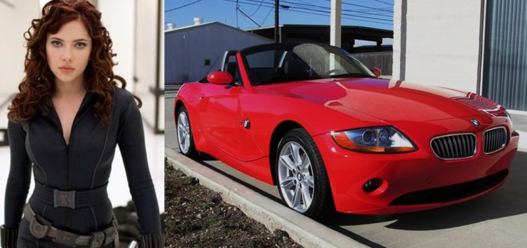 Scarlett Johansson First Car - BMW Z4 Roadster