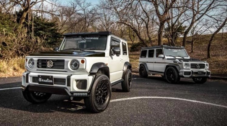 Modifikasi Suzuki Jimny jadi Mirip Mercedes Benz G-Class