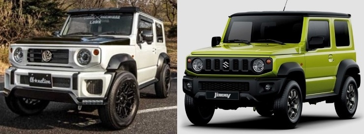 Suzuki Jimny G-Class vs Original Jimny - Liberty Walk Work