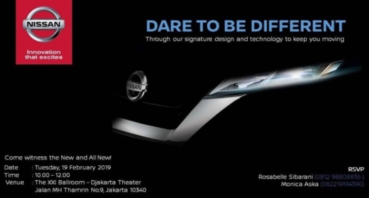 Pengumuman Peluncuran Nissan Livina Kembaran Xpander - Waktu dan Tempat