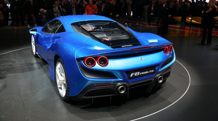 Ferrari F8 Tributo - Geneva Motor Show 2019 - Tampak Belakang