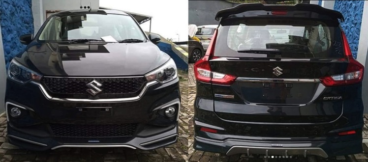Penampakan Suzuki Ertiga Sport 2019 - Tampak Depan dan Belakang