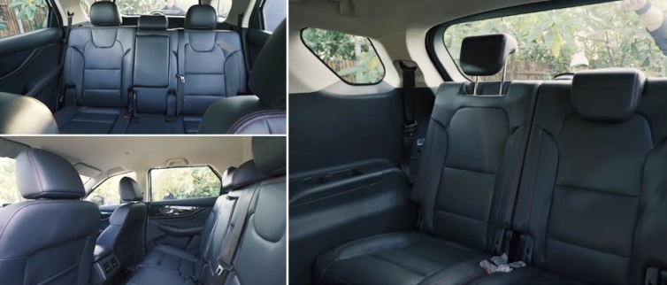 Review DFSK Glory 560 - Kabin Baris kedua dan ketiga