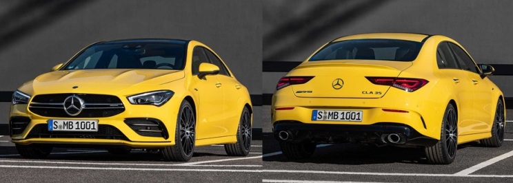 Mercedes-AMG CLA 35 - Tampak Depan Belakang