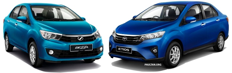 Perodua Bezza & Toyota Etios Gen-2