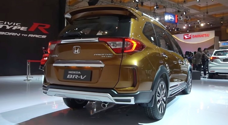 Perubahan Honda BR-V 2019 Facelift - Tampak Belakang