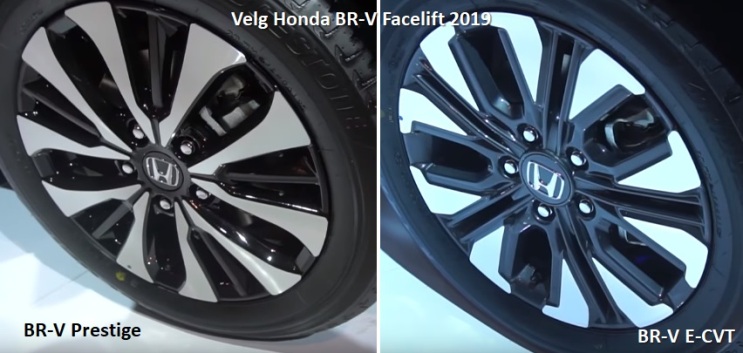 Perubahan Honda BR-V 2019 Facelift - Velg Baru