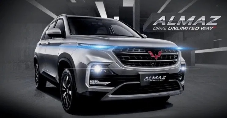 Wuling Almaz dengan tampilan Modern dan Tangguh