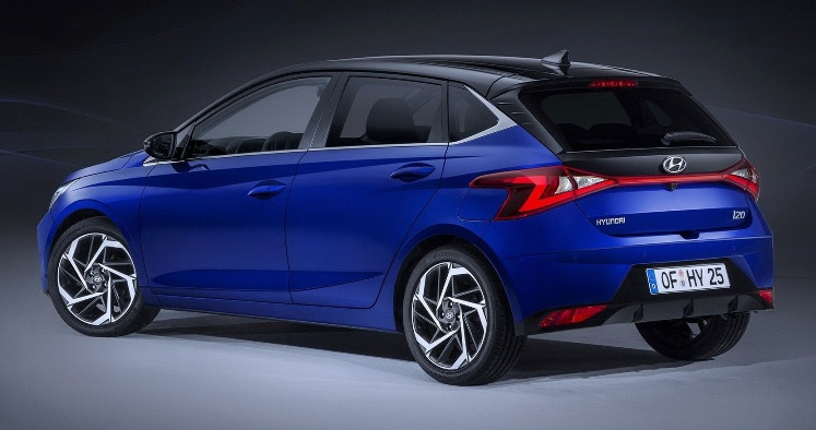 Hyundai i20 generasi baru 2020 - tampak Belakang Samping