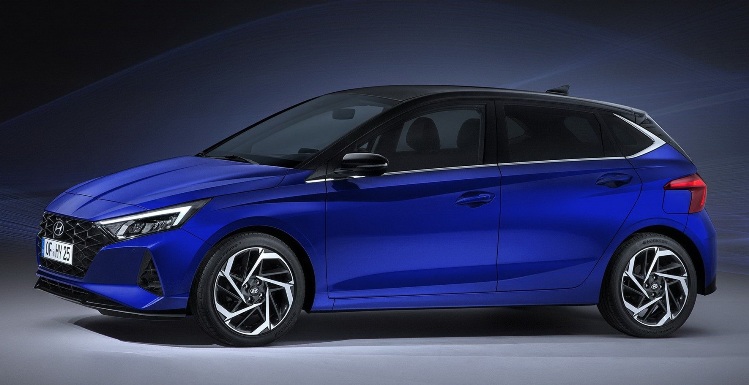Hyundai i20 generasi baru 2020 - tampak Samping Depan