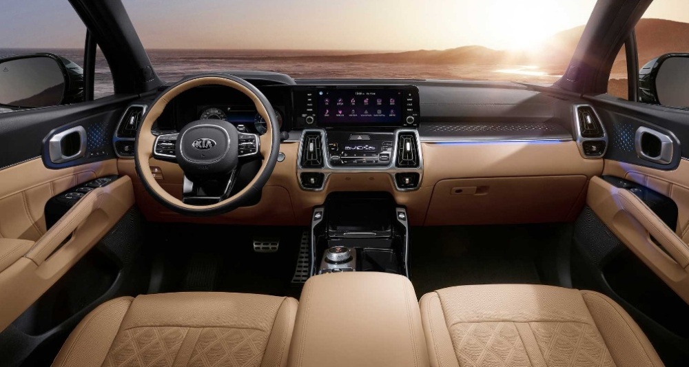 Kia Sorento 2021 - Gambar Resmi Interior Dashboard