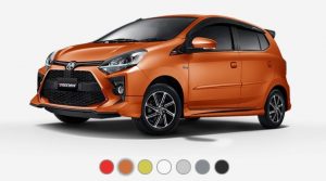 Pilihan Warna Toyota Agya 2020 Facelift, Ada Warna Baru